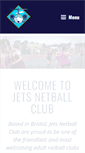 Mobile Screenshot of jetsnetballclub.co.uk